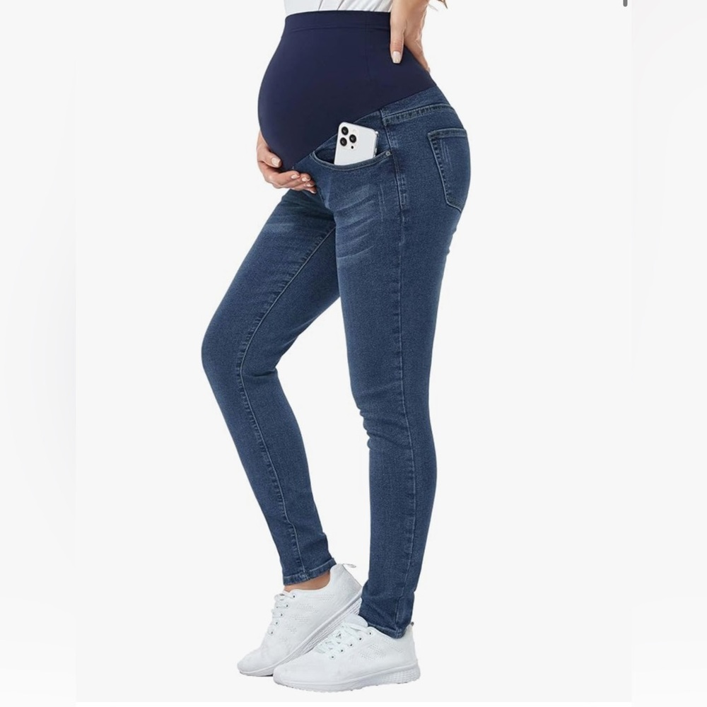 Maternity Blue Denim Jeans